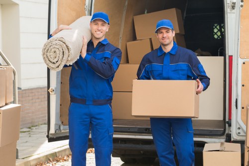 Happy customers after a successful move