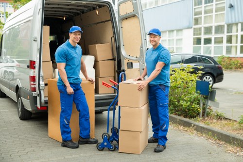 Professional packing services in action